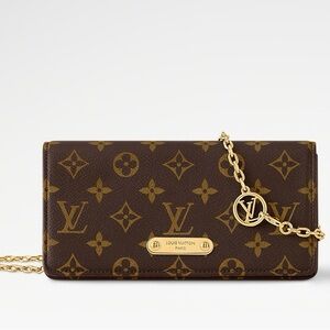 Louis Vuitton Gold Chain Monogram Wallet